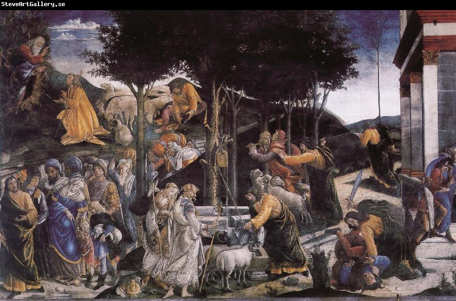 Sandro Botticelli The temptation of mossy